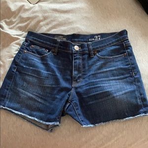 J crew Indigo Denim Jean shorts